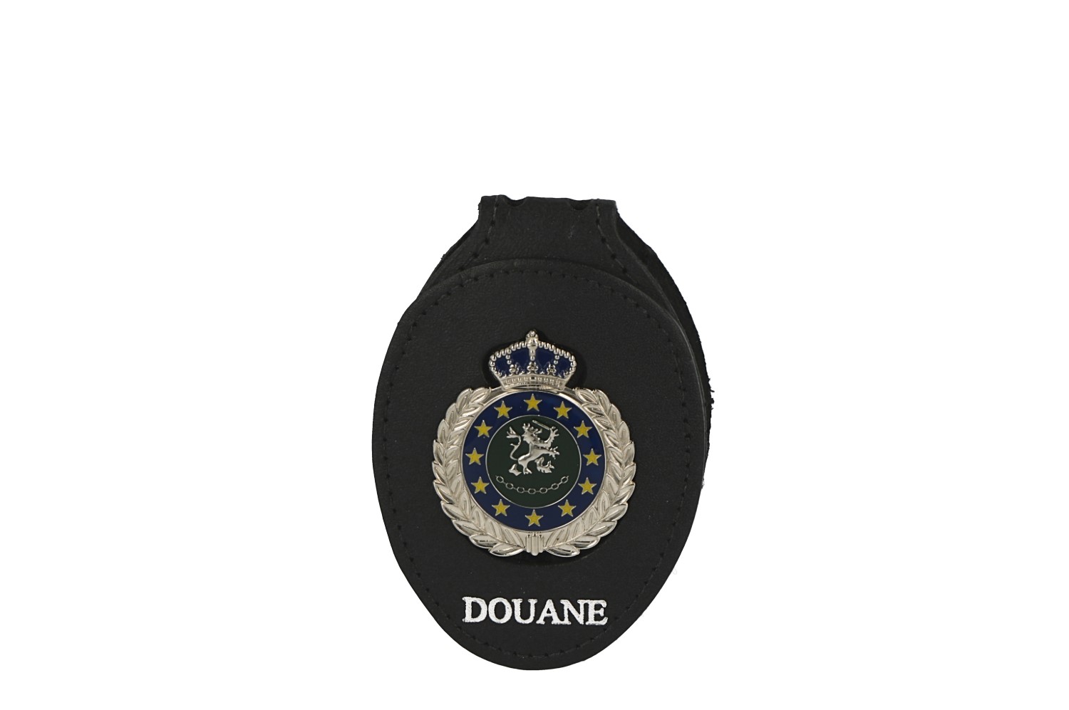 Douane clip on zilver